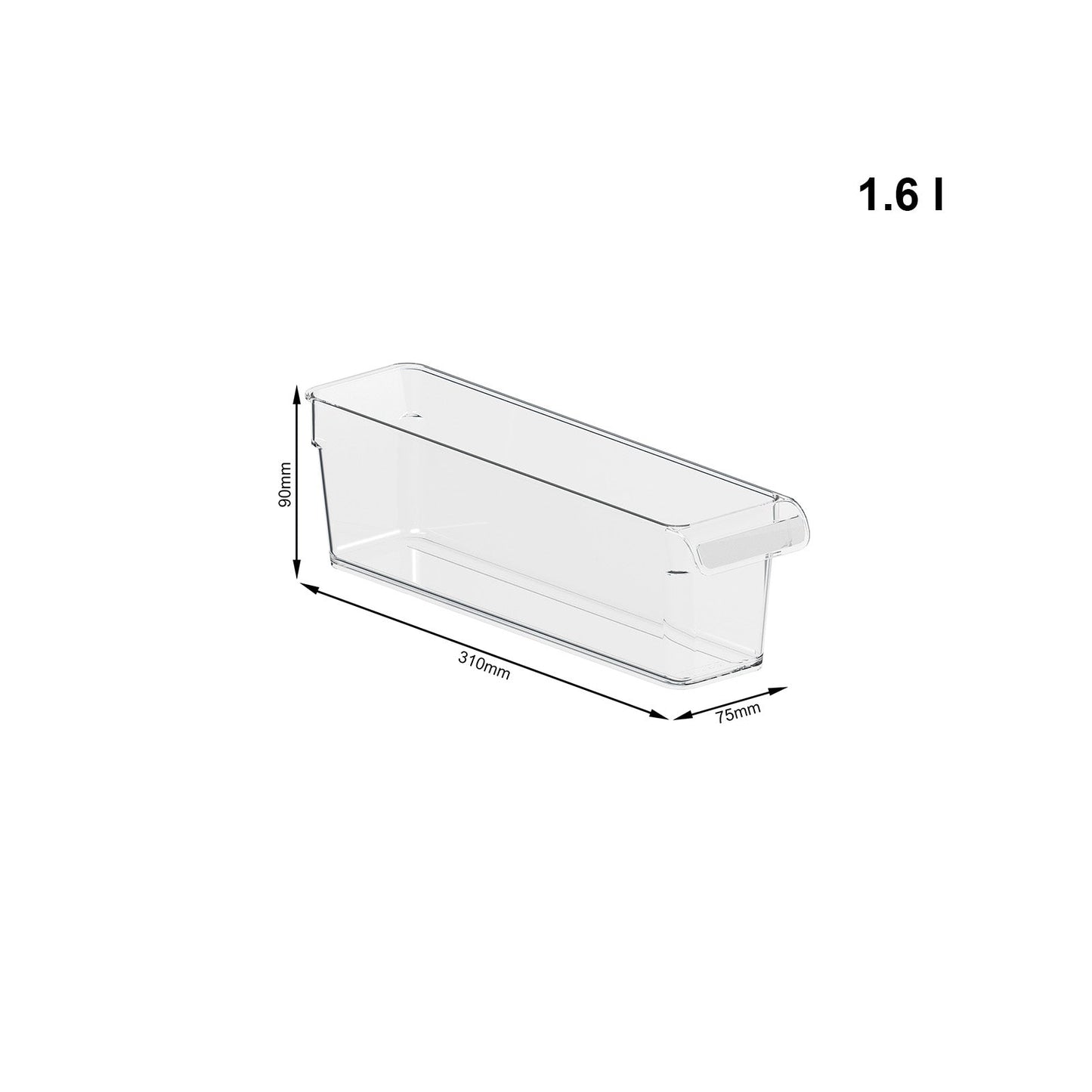 3er Set Kühlschrankorganizer LOFT