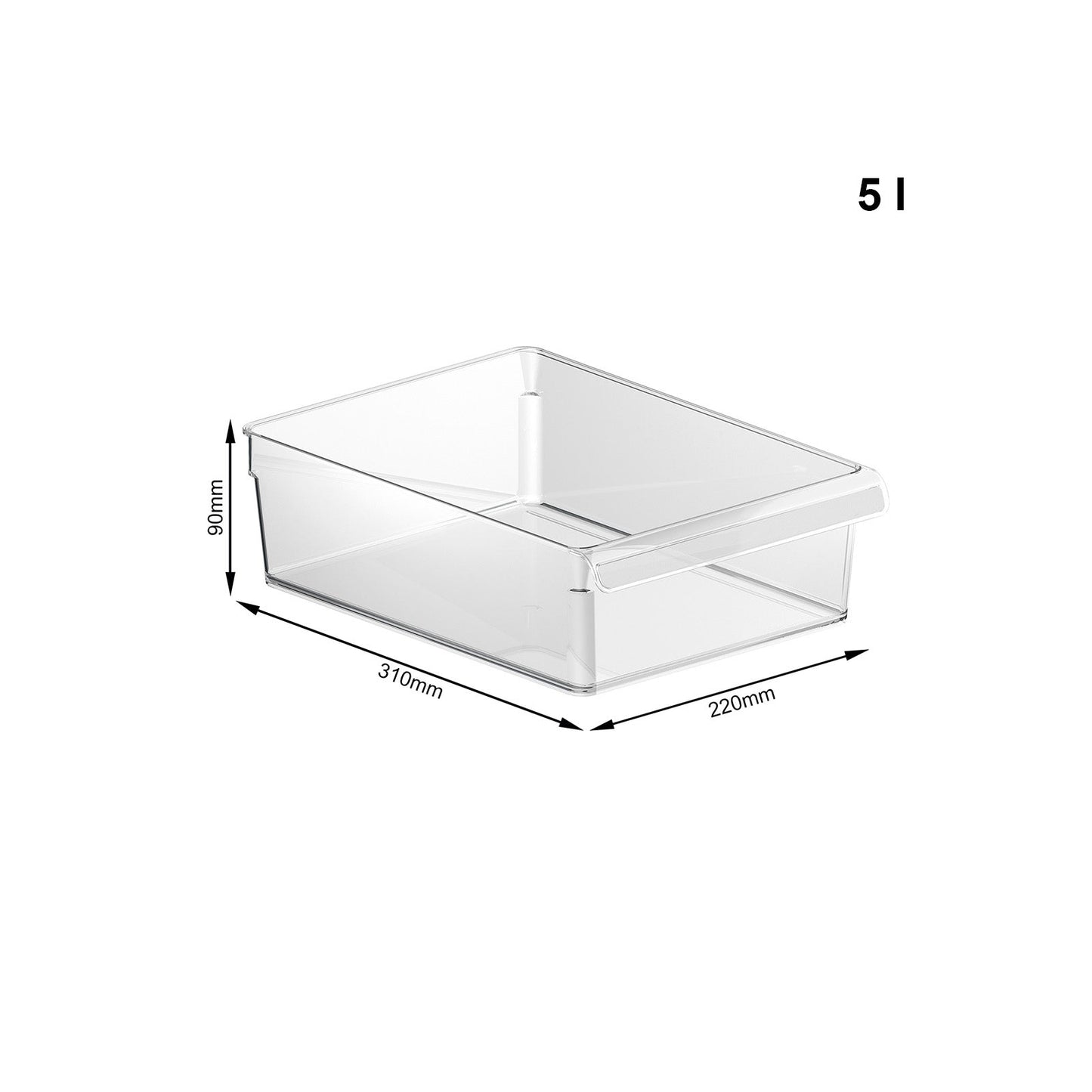 3er Set Kühlschrankorganizer LOFT