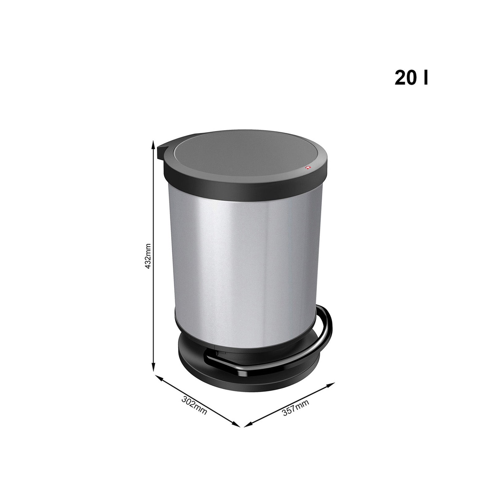 PASO 20L PETIT GRIS ROND