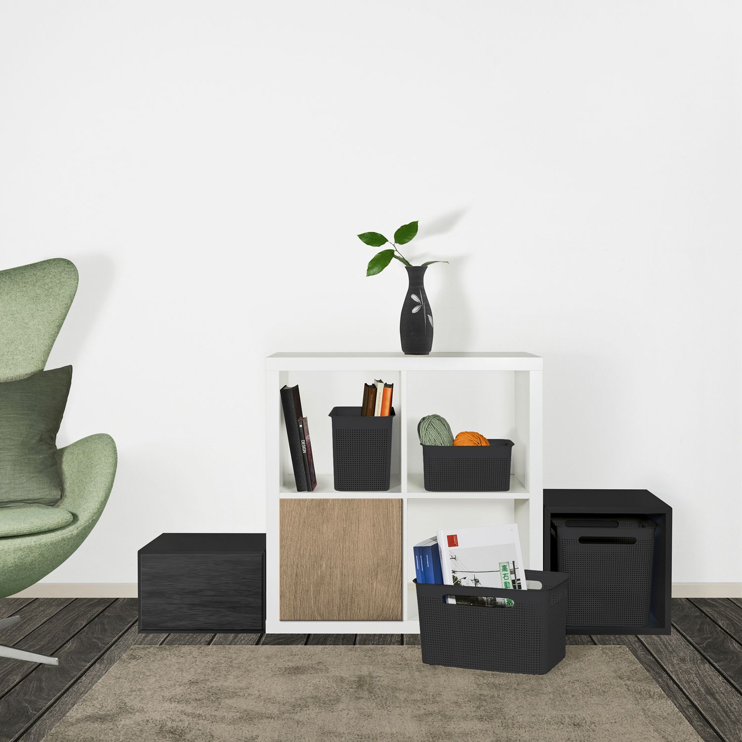 Rotho Boîte Brisen Anthracite 4,5L