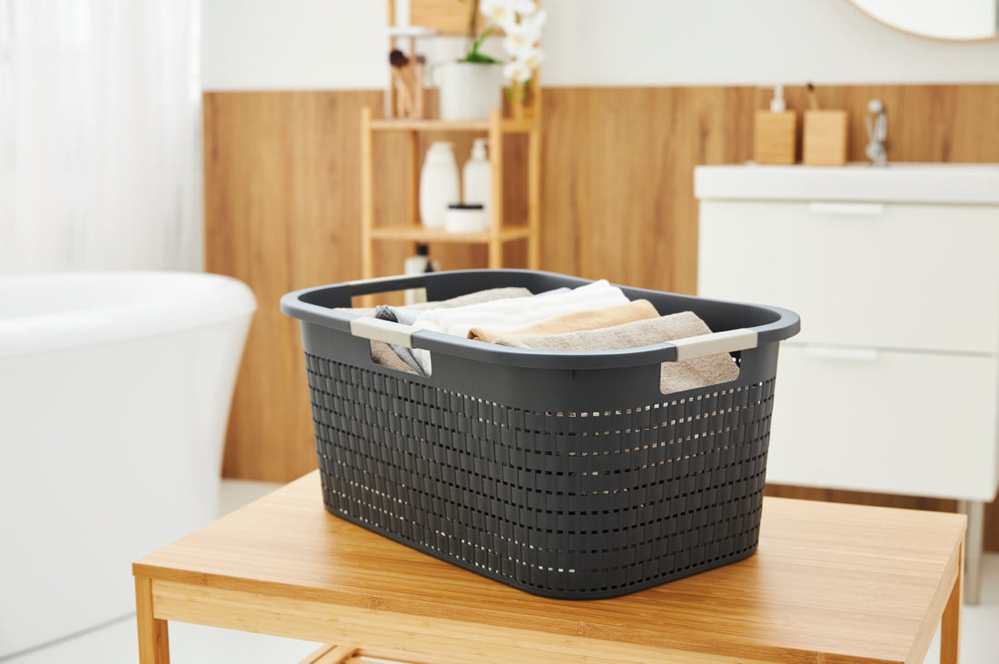 Panier à linge 40L COUNTRY NOIR