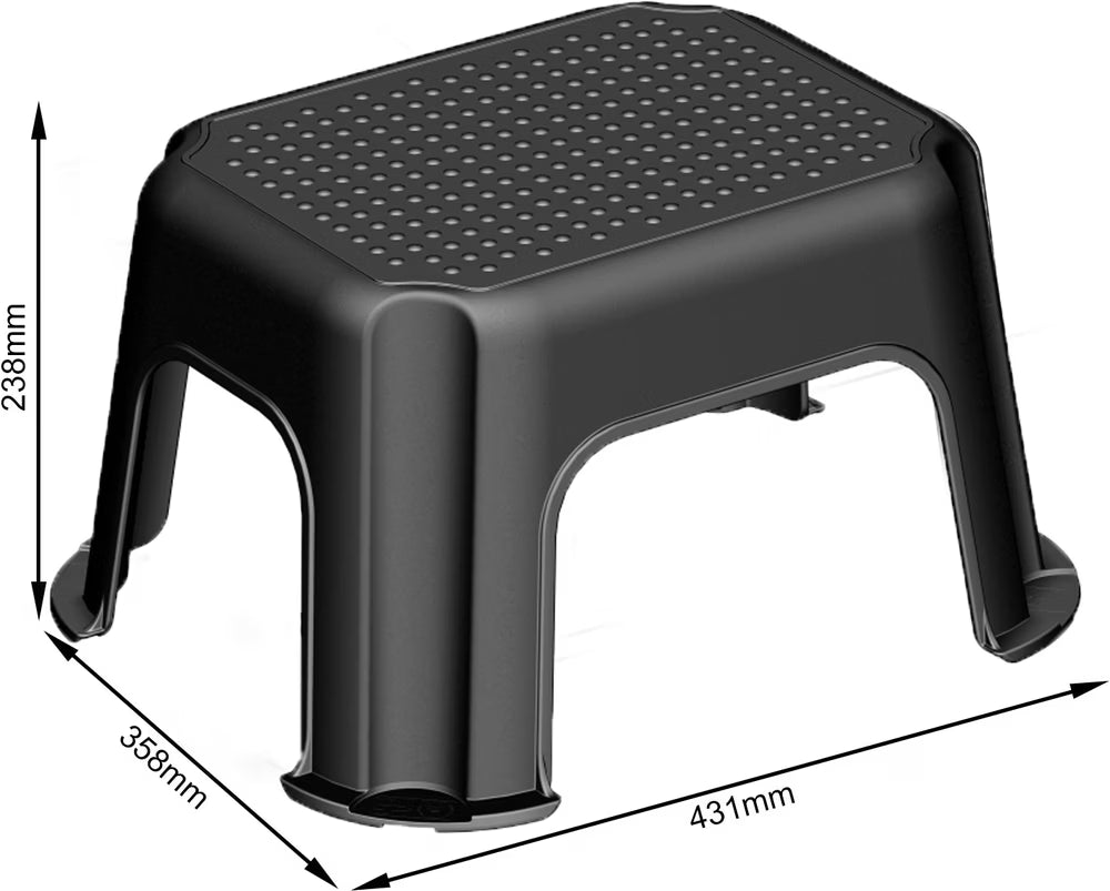 Escabeau Basic de Rotho NOIR