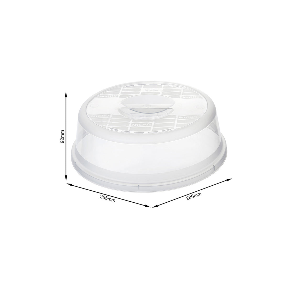 Cloche pour micro-ondes 28,5 cm BASIC