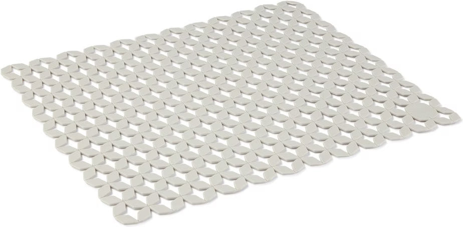Tapis d'évier Rotho Space Wonder 40x33,3x0,4cm Gris clair