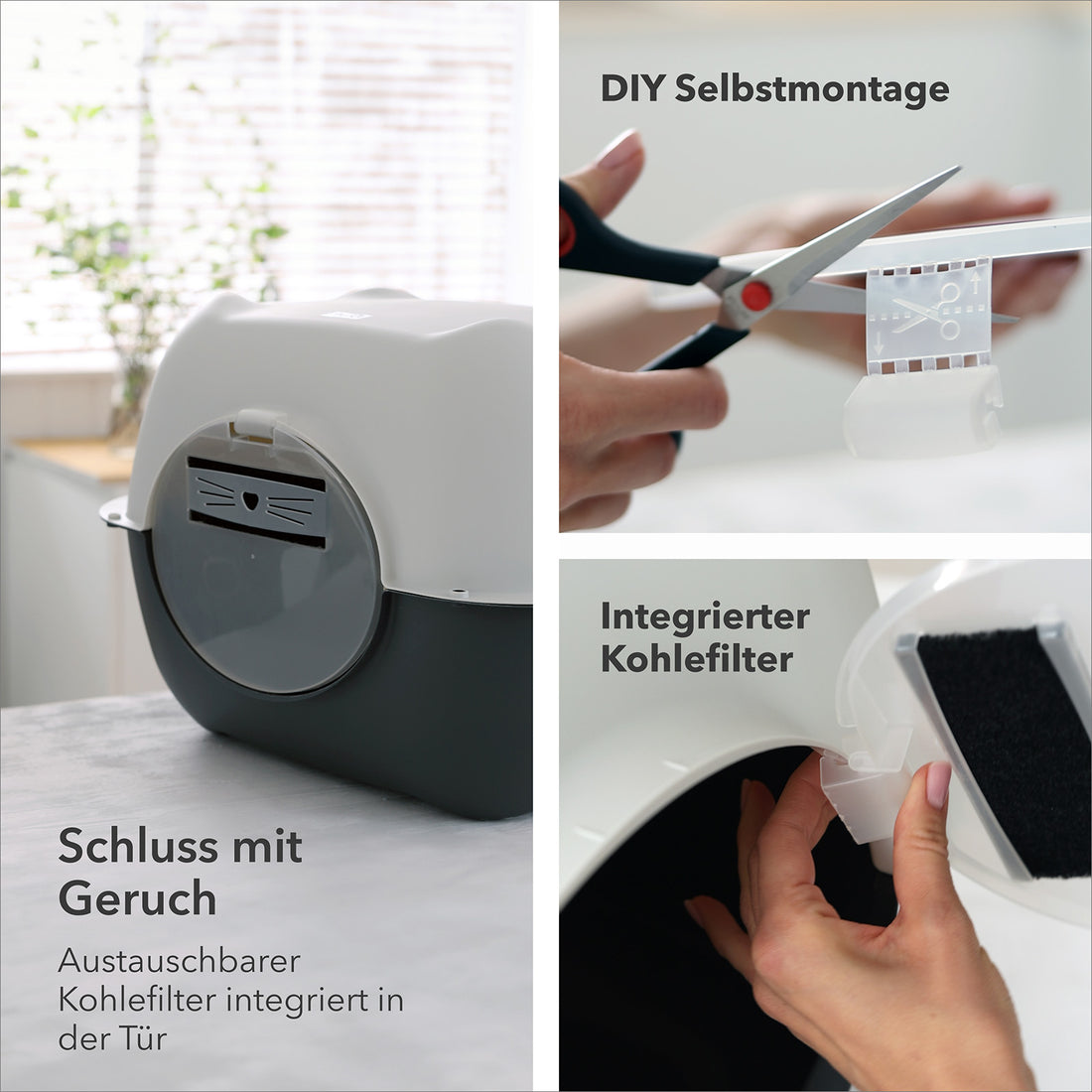 Set de bac à litière BELLA