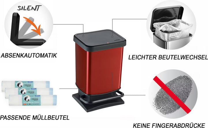 Rotho Paso COULEUR ROUGE 20L