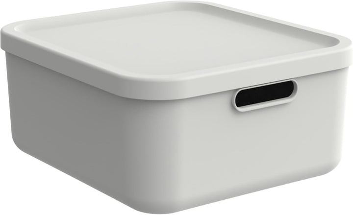 Boîte Rotho avec couvercle, 395 x 355 x 177 mm, blanche, 39 x 35 x 17 cm