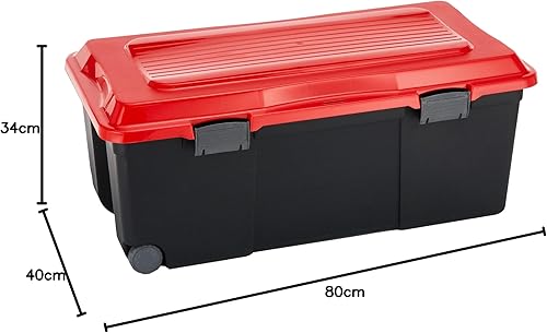 Sundis Rotho Camper Boîte de rangement Noirorange 75L