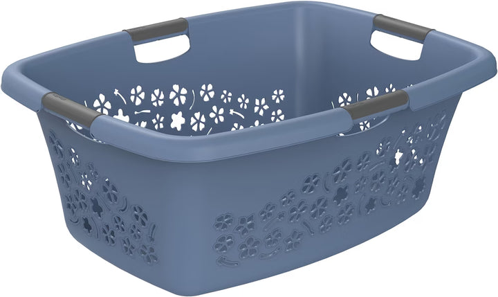 Paniers à linge ROTHO FLOWERS 50L Horizon Blue