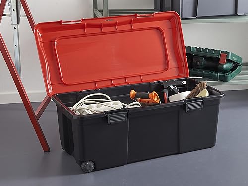 Sundis Rotho Camper Boîte de rangement Noirorange 75L