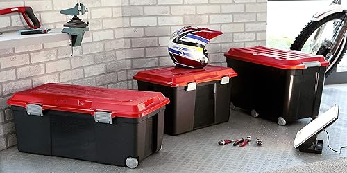 Sundis Rotho Camper Boîte de rangement Noirorange 75L