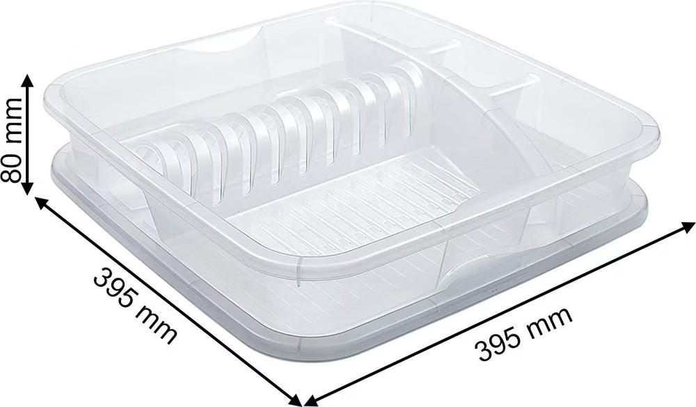 Égouttoir géométrique Rotho transparent