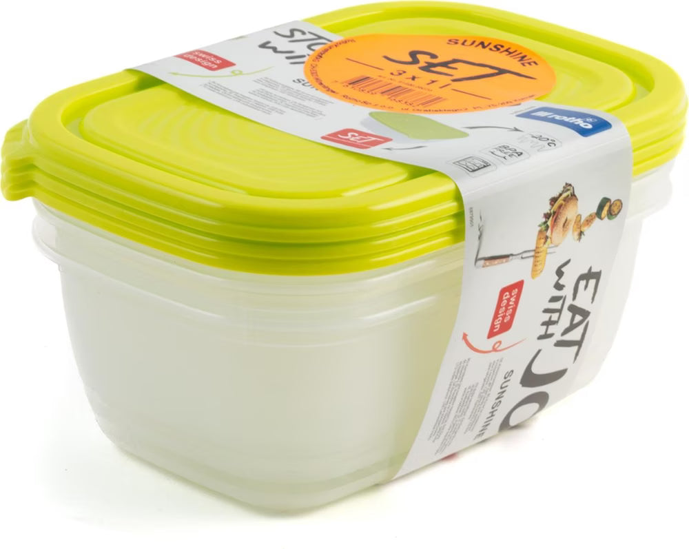 Rotho FOOD BOX SUNSHINE SET3 1.0L