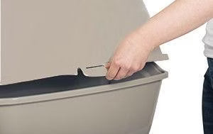 Bailey Eco Bac à litière pour chat fermé