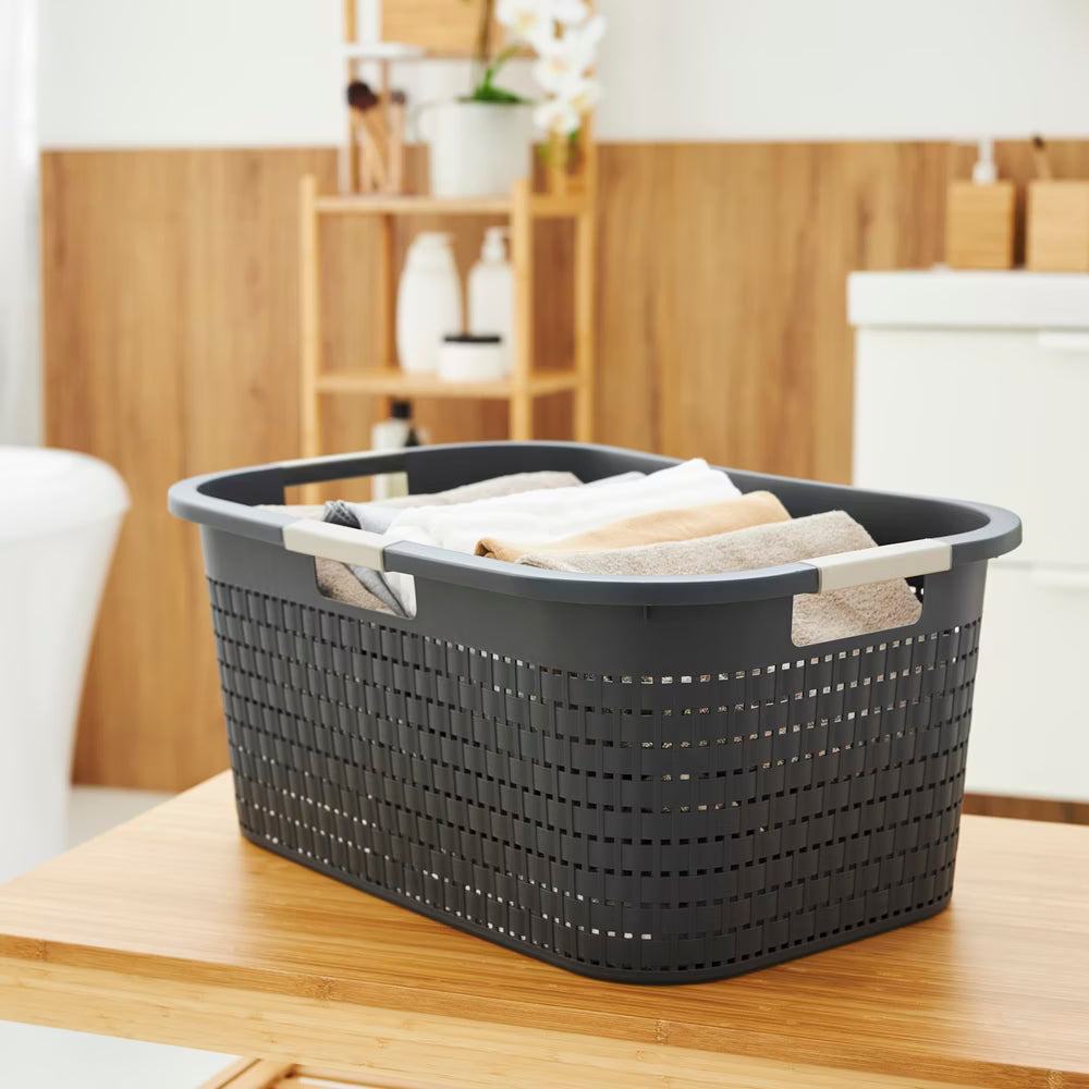 Paniers à linge Country 40L NOIR