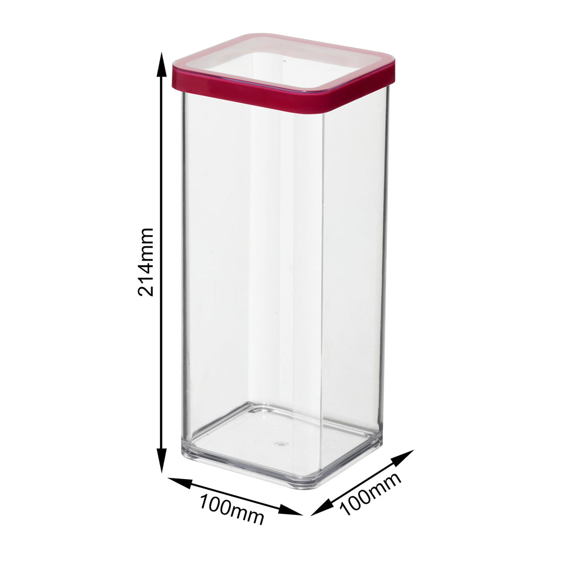 LOFT 1,5 TRANSPARENT COUVERCLE ROUGE